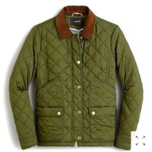 JCREW quilted barn jacket XXS